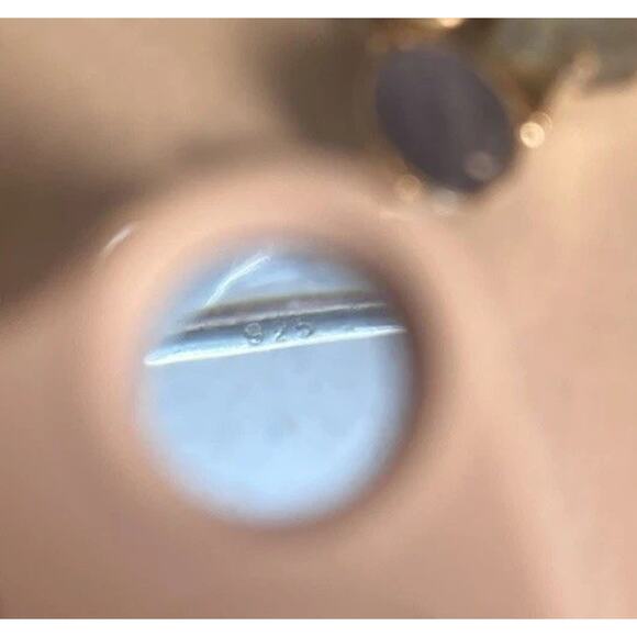 Sterling Silver 925 Earrings Rough Aquamarine Blue Topaz & Kyanite Hook Dangle - Picture 14 of 16